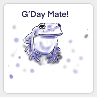 Gday mate,frog Sticker